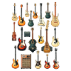 Chitarra Chitarre Diverse Amante della Musica Chitarre Divertenti