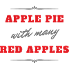 apple pie red apple