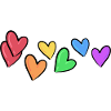 LGBT rainbow love pride