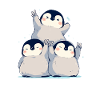 Pingouin Paix Kawaii Pingouin Mignon