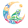 Frog Toad Tribal Moon