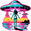 Alien encounter at the beach.