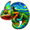 Van Gogh Chameleon