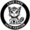 LOVE CATS HATE FASCISM