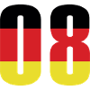 Maillot 8 numéros Allemagne