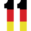 Maillot 11 numéros Allemagne