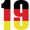 19 Number Germany Jersey