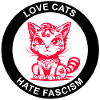 LOVE CATS HATE FASCISM
