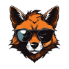 Fête cool Fox Hipster