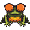 Frog Funny Cool