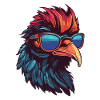Coq Hipster Cool Party