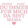 Danke Mama Beste Mutter Herz