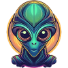 Alien science-fiction Alien Head