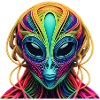 Alien science-fiction Alien Head