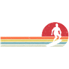 Retro Surf Surfen Surfer