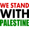 We stand with palestine