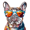 French Bulldog Sunglasses Frenchie Dog