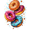Flying donuts