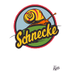 Eine bunte Schnecke