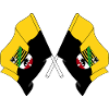 Flags crossed saxony anhalt