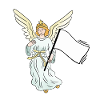 Ange Monde Paix Drapeau Paix