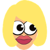 femme blonde maquillée