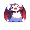 Pingouin Vampire Halloween Pingouin Mignon