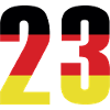 Maillot 23 Numéro Allemagne