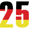 25 Number Germany Jersey