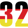 Maillot 32 Numéro Allemagne