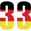 33 Number Germany Jersey