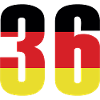 Maillot 36 Numéro Allemagne