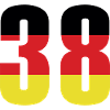 38 Number Germany Jersey