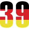 39 Number Germany Jersey