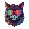Chat Hipster Cool Party