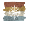Retro style compass navigation tool