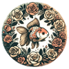 Ausgefallener Oranda-Goldfisch
