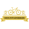 Mountainbiker Badge gold – MTB Heraldik Design