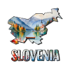 Carte à l’aquarelle Slovénie