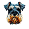 Polygon Art Giant Schnauzer Schnauzers