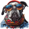 French Bulldog Granny