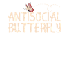 AntisocialChemise papillon antisociale drôle