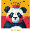 Panda King Portrait