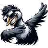 Cool Emu Ostrich Dabbing Dance