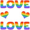 Love Is Love Pride Lettering