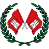 Flags Hamburg laurel wreath