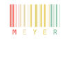 Meyer Familienname Balkencode Barcode Geschenk