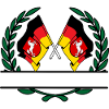 Drapeaux Basse-Saxe couronne de laurier bannière