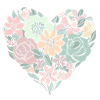 Cœur de fleurs