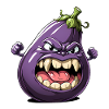 Furious eggplant!